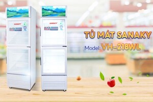 Tìm hiểu các ưu điểm của tủ mát Sanaky 2 cánh 200 lít VH-218WL