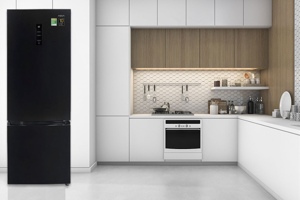 Tìm hiểu chất liệu và tiện ích của tủ lạnh Aqua Inverter 324 lít AQR-B388MA(FB)
