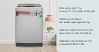 Tìm hiểu máy giặt LG Inverter 11 kg TH2111SSAL