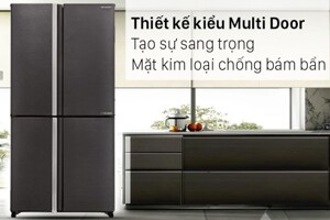 Tìm hiểu những tính năng nổi bật tủ lạnh Sharp Inverter 572 lít SJ-FX640V-SL