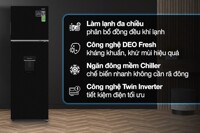 Tìm hiểu thiết kế và tính năng của tủ lạnh Aqua Inverter 279 lít AQR-T300FA(WFB)