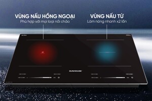 Tìm hiểu ưu, nhược điểm của bếp điện từ đôi Sunhouse SHB82071-VMD