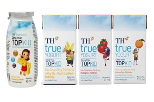 Tổng hợp các vị sữa chua TH TOP KID hiện nay, sữa chua TH TopKid có tốt không?