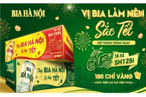 Tổng hợp giá bia Hà Nội Tết 2025, khuyến mãi trúng thưởng lớn đón Xuân Ất Tỵ