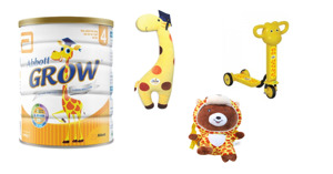 Tổng hợp khuyến mãi của sữa Abbott Grow 4 – Nhận quà hấp dẫn bé khỏe bé vui