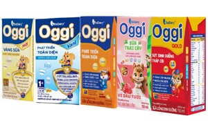 Tổng hợp so sánh các loại sữa Oggi pha sẵn hiện nay cho bé