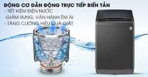 Top 3 máy giặt LG tải trọng giặt lớn cho đại gia đình