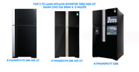 Top 3 tủ lạnh Hitachi Inverter trên 500 lít dành cho gia đình 4 -5 người