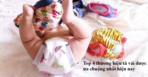 Top 4 thương hiệu tã vải được ưa chuộng nhất hiện nay