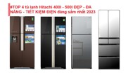 TOP 4 tủ lạnh Hitachi 400l - 500l ĐẸP - ĐA NĂNG- TIẾT KIỆM ĐIỆN đáng sắm nhất 2023