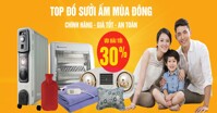 Top 5 đồ sưởi không thể thiếu trong mùa đông