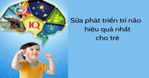 Top 5 sữa tăng trí thông minh cho trẻ được nhiều bà mẹ tin dùng