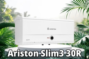 Trải nghiệm 5 công nghệ tiên tiến trên bình nóng lạnh Ariston Slim3 30R