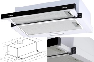 Trải nghiệm không gian bếp không mùi cùng máy hút mùi Canzy CZ-C516B