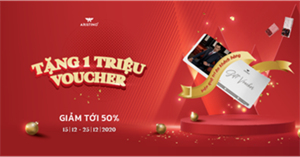 Tri ân khách hàng, Aristino tặng 1.000.000++ Voucher ưu đãi 50%