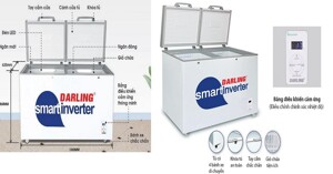 Tủ đông Darling DMF-3699WSI-2 và Darling DMF-3699WSI-4 giống và khác nhau như thế nào?