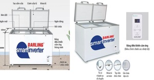Tủ đông Darling DMF-3699WSI-2 và Darling DMF-3699WSI-4 giống và khác nhau như thế nào?