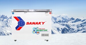 Tủ đông Sanaky 2 ngăn inverter nào tốt và tiết kiệm điện?