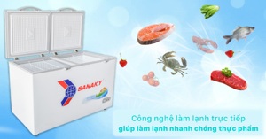 Tủ đông Sanaky dàn đồng 410L VH-5699HY3 và những thông tin cần biết trước khi mua