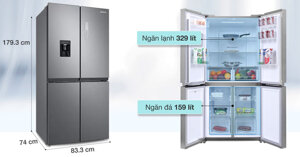 Tủ lạnh 4 cánh Samsung 488L RF48A4010M9/SV có tốt không?