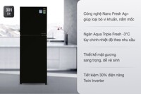 Tủ lạnh Aqua AQR-IG316DN GB: Tiết kiệm điện, bảo quản thực phẩm tươi ngon