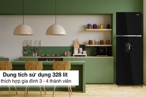 Tủ lạnh Aqua Inverter 328 lít AQR-T380FA(WGB) làm mát nhanh, tiết kiệm điện