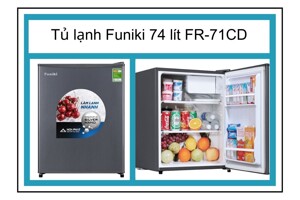 Tủ lạnh Funiki 74 lít FR-71CD bền bỉ, tiết kiệm, dễ sử dụng