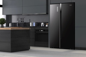 Tủ lạnh Hisense 508 lít HS56WF thiết kế tinh tế, tiết kiệm điện với công nghệ Inverter