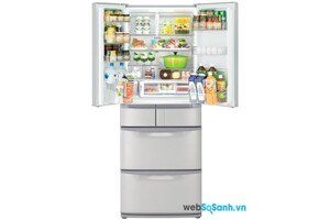 Tủ lạnh Hitachi R-SF48CMS tiết kiệm điện hiệu quả