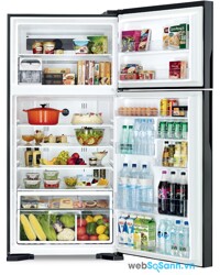 Tủ lạnh Hitachi R-VG540PGV3 bền bỉ với khay kính chịu lực