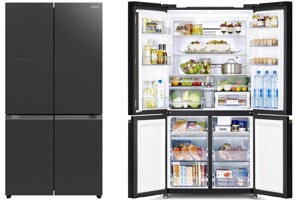 Tủ lạnh Hitachi R-WB700VGV4 GBK gây "sốt" bởi ngăn chân không cực đỉnh, lại đang giảm 16 triệu đồng