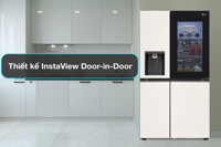 Tủ lạnh LG Inverter 635 lít GR-X257BG thiết kế tinh tế, công nghệ thông minh