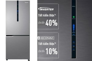 Tủ lạnh Panasonic Inverter 251 lít NR-SP275CPSV thích hợp cho gia đình có từ 2 - 3 thành viên.