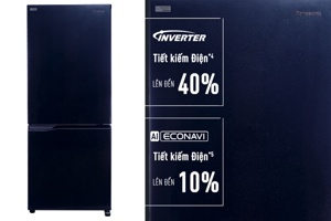 Tủ lạnh Panasonic Inverter 251 lít NR-SP275CPAV thiết kế hiện đại, tiết kiệm điện năng