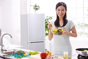 Tủ lạnh Sanyo SR-U21JN khử khí Etylen trong rau củ
