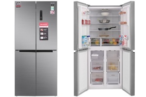 Tủ lạnh Sharp Inverter 401 lít SJ-FXP480V-SL tiện ích hiện đại, tiết kiệm năng lượng