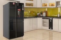 Tủ lạnh Sharp Inverter 572 lít SJ-FXP640VG-BK làm lạnh siêu tốc, bảo quản thực phẩm tươi ngon