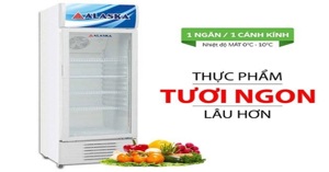 Tủ mát Alaska 1 cánh 205 lít LC-233H có tốn điện không? Cách dùng tủ tiết kiệm điện nhất?