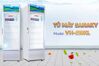 Tủ mát Sanaky 1 cánh 170 lít VH-218KL phù hợp cho không gian hẹp