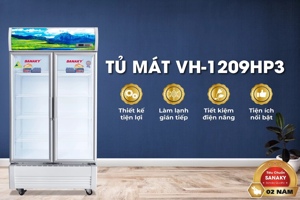 Tủ mát Sanaky inverter 2 cánh 1200 lít VH-1209HP3 sở hữu nhiều đặc điểm nổi bật