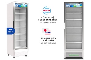 Tủ mát Sanden Intercool Inverter SPE-0700 638L phù hợp với các siêu thị, cửa hàng tự chọn