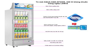 Tư vấn sử dụng tủ mát Aqua 1 cánh 235 lít AQS-AF340S đúng cách, an toàn và tiết kiệm điện
