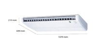 Ưu – nhược điểm của điều hòa áp trần Mitsubishi 2 chiều 36000 BTU FDE100VG 3 pha