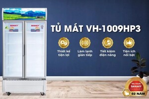 Ưu nhược điểm của tủ mát Sanaky Inverter 2 cánh 1000 lít VH-1009HP3