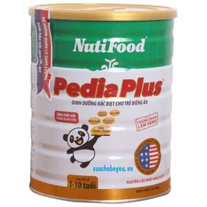 Vì sao nên chọn sữa bột Nutifood Nuti PediaPlus cho trẻ biếng ăn?