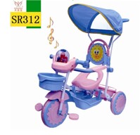 Xe đẩy 3 bánh SR312 - Xe đẩy cho bé từ 1 đến 5 tuổi