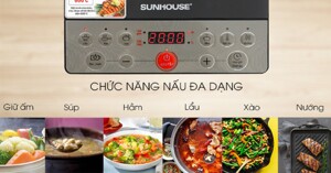 Xem ngay 3 bếp từ đơn Sunhouse giá rẻ chỉ từ 500.000 đồng rất được ưa chuộng