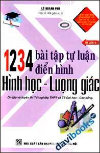 1234 Bài Tập Tự Luận Điển Hình Hình Học Lượng Giác