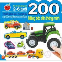 200 miếng bóc dán thông minh - Phương tiện giao thông - Nhiều tác giả