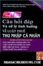 215 Câu hỏi đáp và xử lý tình huống về luật thuế thu nhập cá nhân